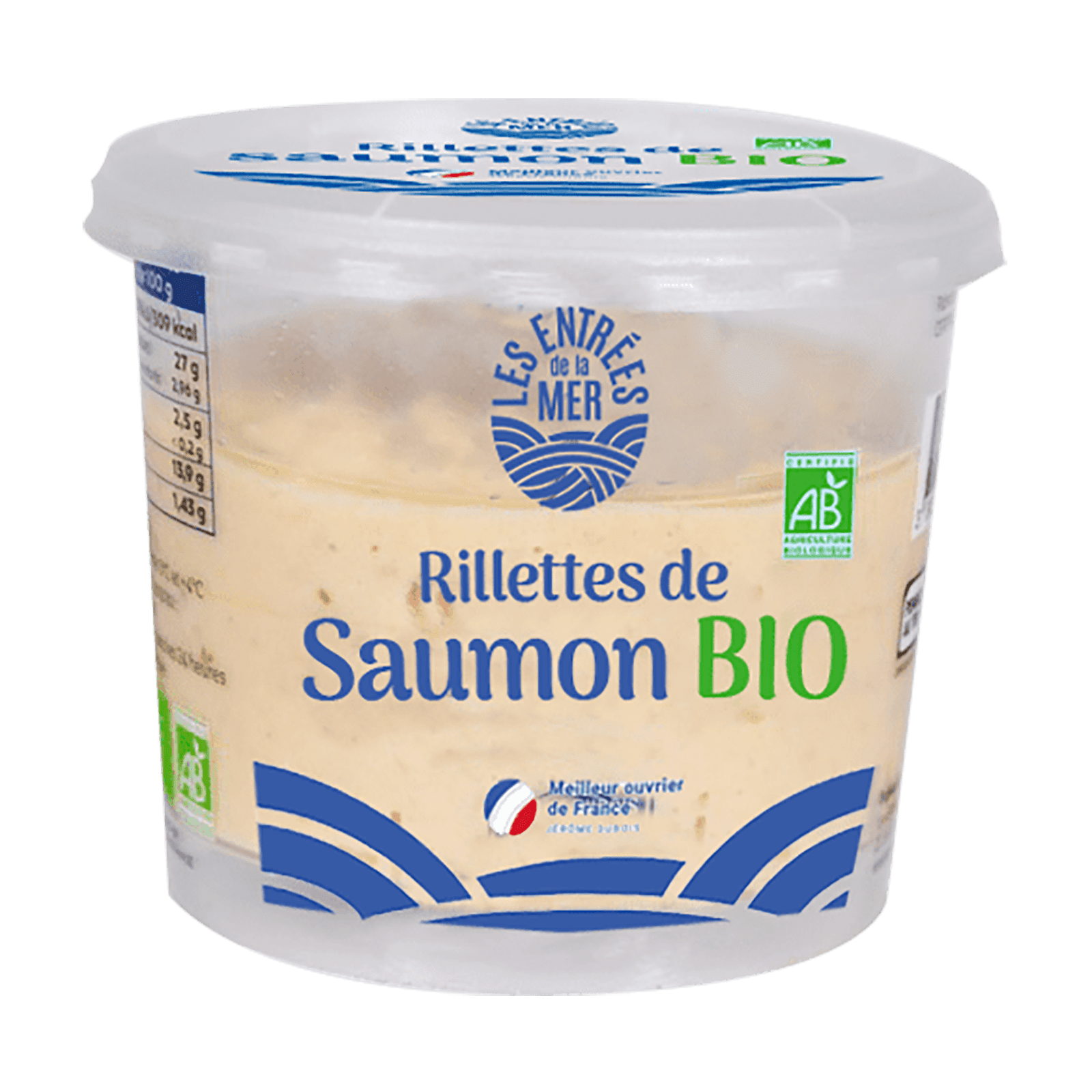 Organic Salmon Rillettes 120g Les Entrees De La Mer